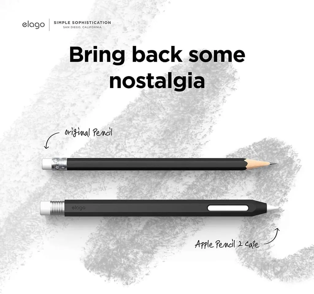 Custodia Elago Apple Pencil Pro Nera: Design Classico e Protezione - 6
