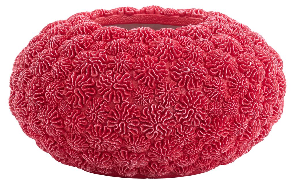 Light & Living Vase CORAL rot Keramik – Ø47,5x25,5 cm