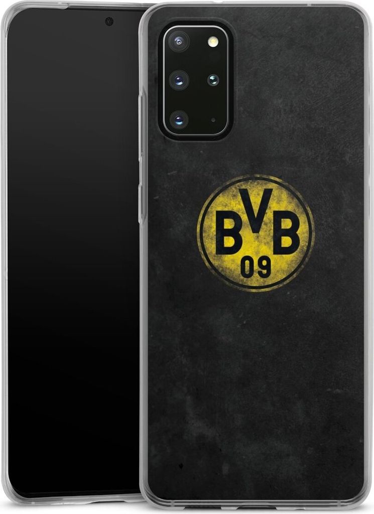DeinDesign Slim Hülle für Samsung Galaxy S20 Plus 5G Silikon Case Ultra Dünn Handyhülle BVB Borussia Dortmund Fanartikel