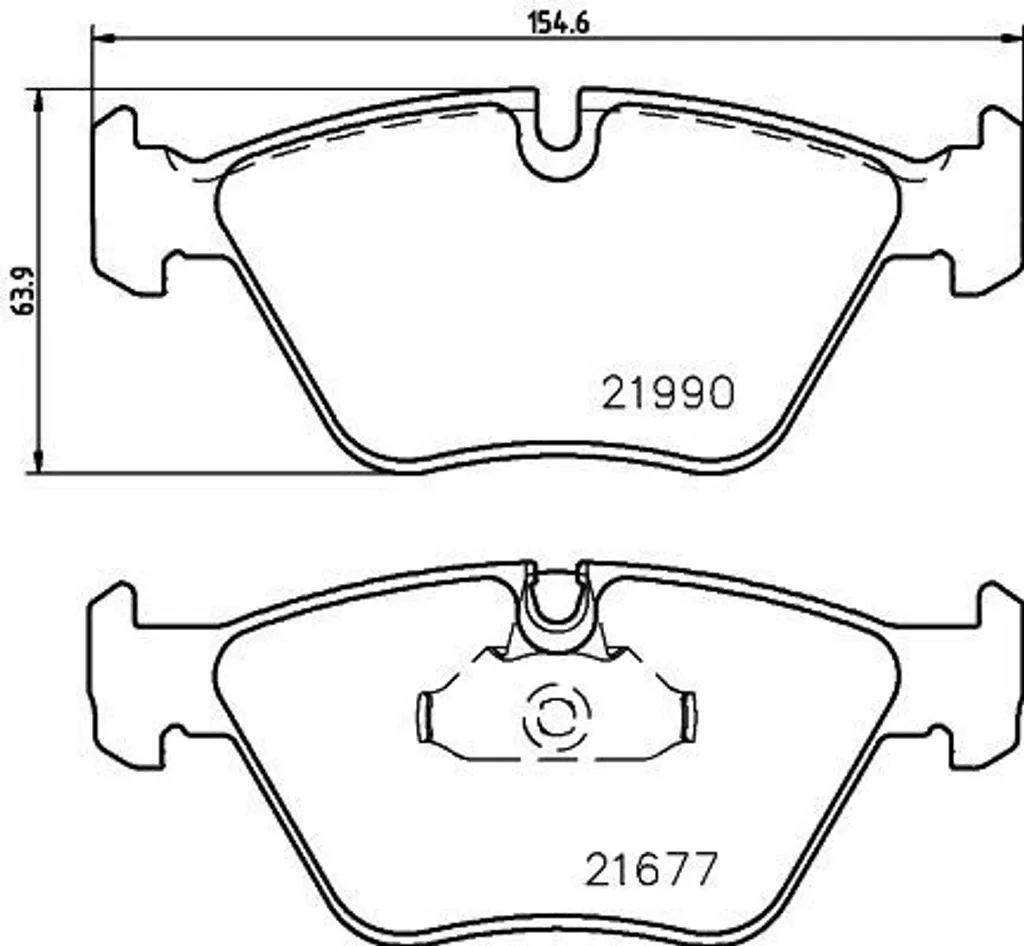 Plaquettes de frein HELLA 8DB 355 010-711 : Stop aux Sifflements BMW E39