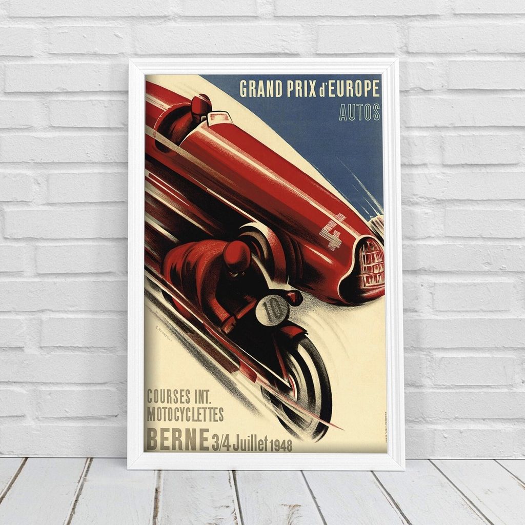 Poster - Canvas - Leinwand - 42 cm x 59,4 cm - Grand Prix von Europa