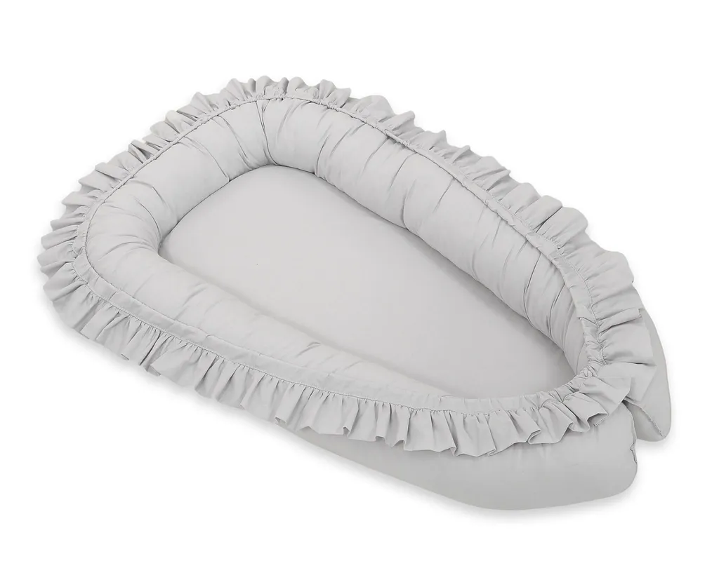 Cocon pour Bébé Premium MY SWEET BABY Gris 95x55 cm en Coton Okotex