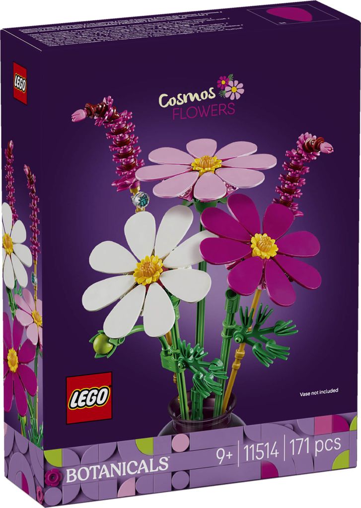 LEGO Botanicals Kosmeen - Künstlicher Blumenstrauß mit 3 Produktbild 
