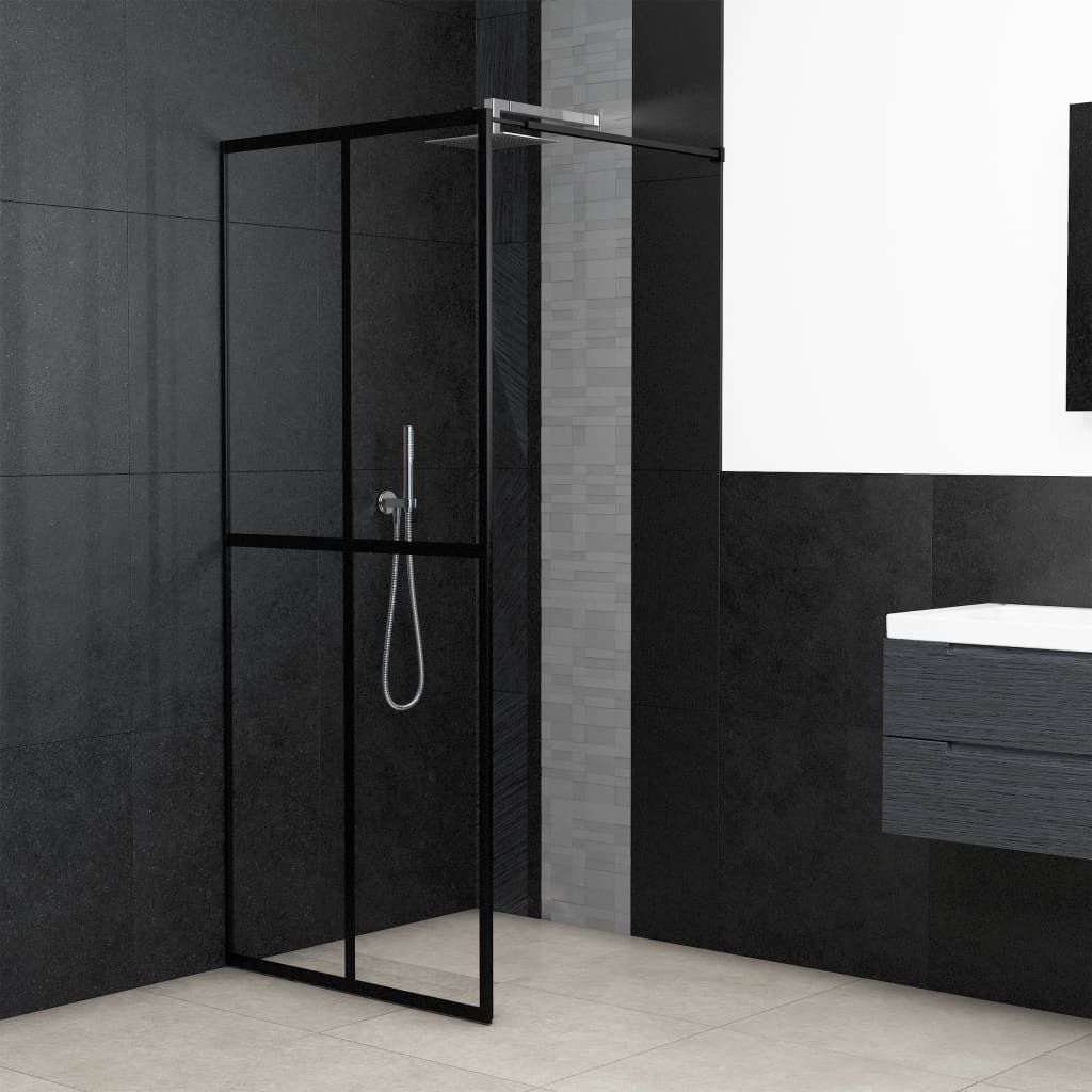vidaXL Duschwand für Walk-in Dusche Klares Sicherheitsglas Produktbild 