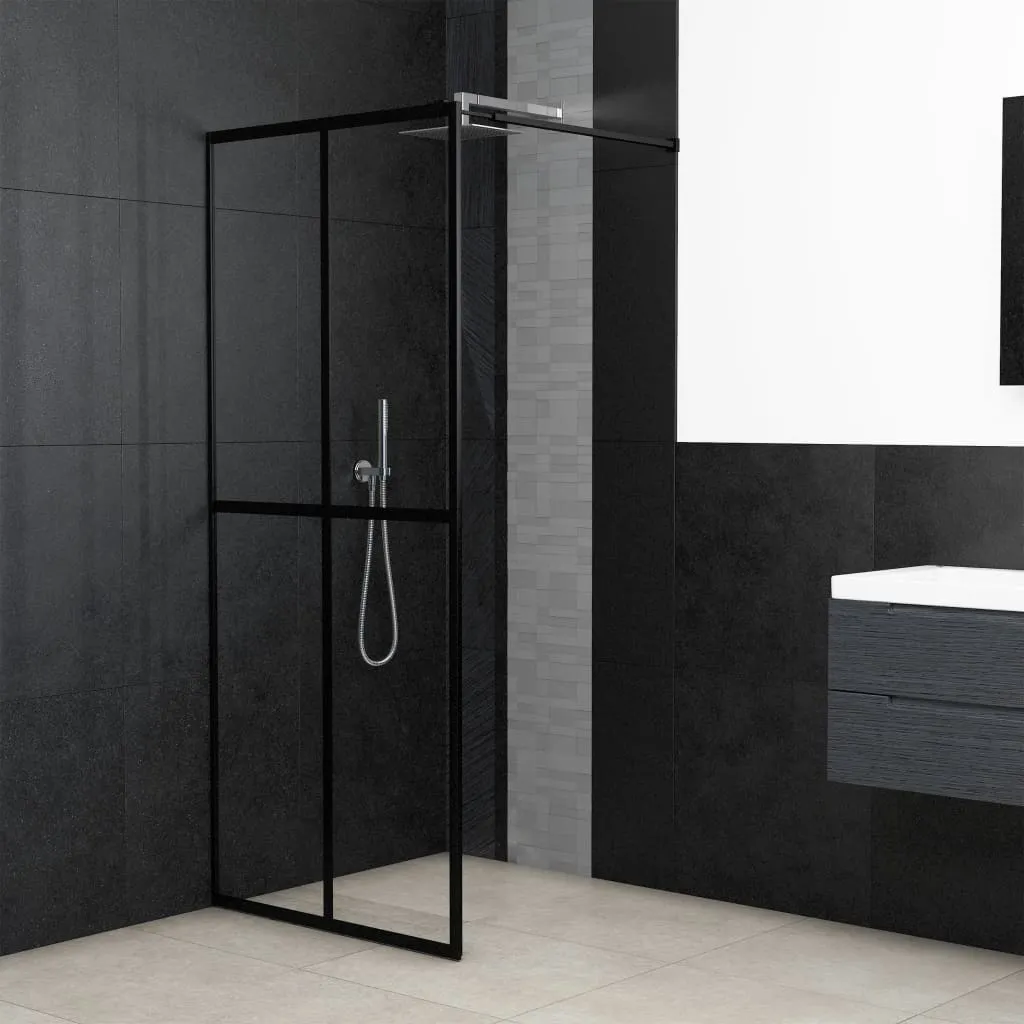 Paroi de douche italienne 90 cm - Verre trempé transparent pour walk-in
