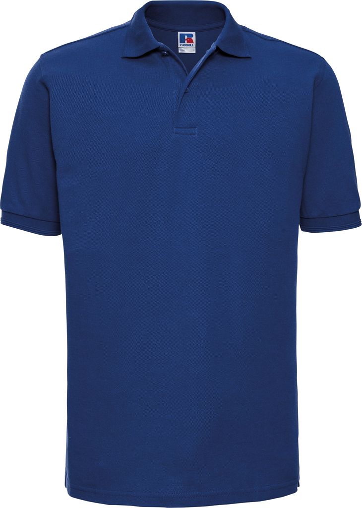 Russell Herren Ripp Polo-Shirt, Kurzarm BC572 (2XL) (Helles Royalblau)