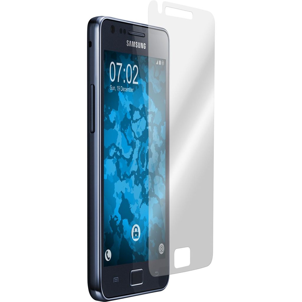 4er-Pack PhoneNatic Displayschutzfolien klar kompatibel mit Samsung Galaxy S2