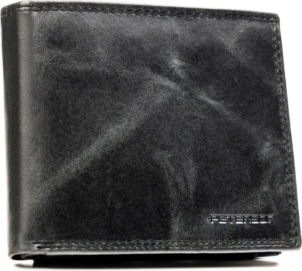 Portafoglio Peterson 308680 in Vera Pelle - Protezione RFID e Design Classico
