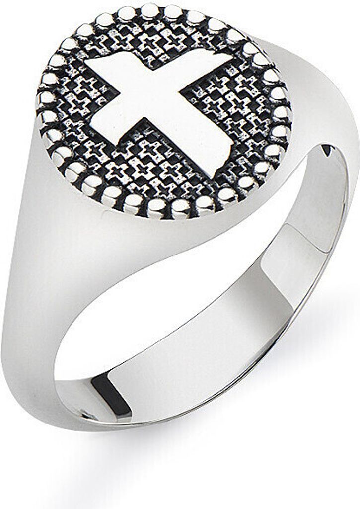Fingerringen Siegelring Amen Silber 16 Kollektion Croci - frau
