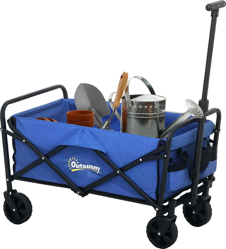 Chariot pour transporter équipement de plage et camping - Charge 120 kg