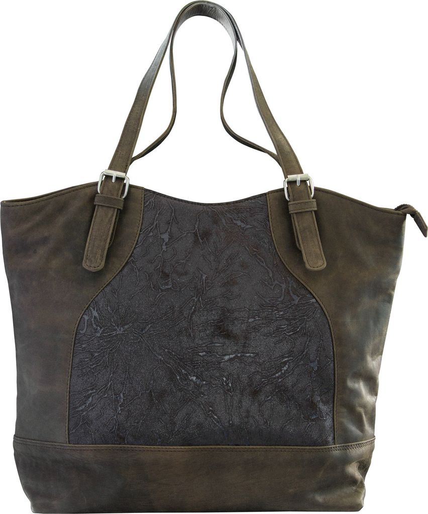 Schultertasche aus bestem Büffelleder