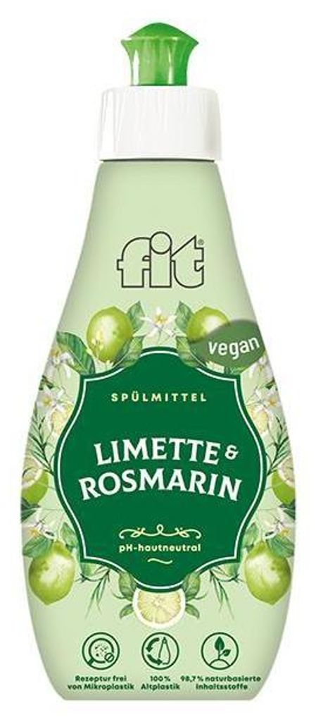 fit Handgeschirrspülmittel Limette & Rosmarin (400ml Produktbild 