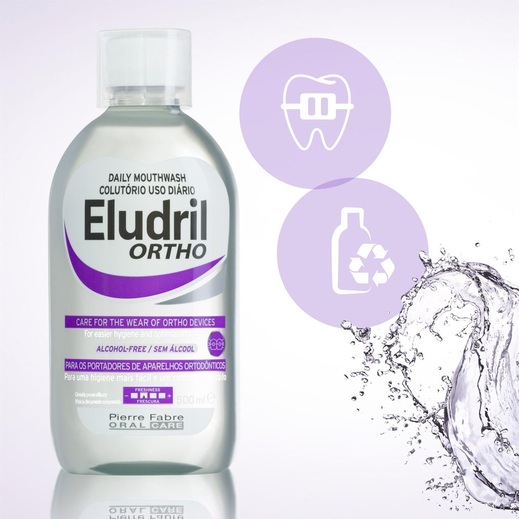 Eludril Ortho - Collutorio 500 ml Immagine del prodotto 