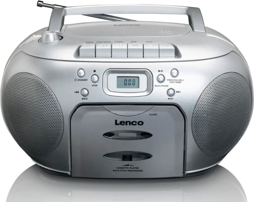 Lenco SCD-420 - Ghettoblaster - Srebrny Zdjęcie produktu 12