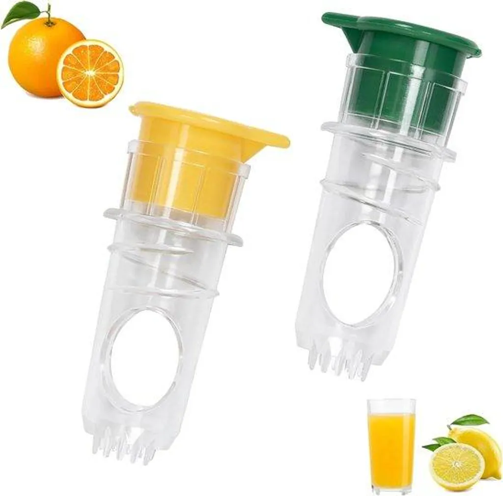Duo de presse-citrons ergonomiques sans BPA pour un jus pur et sain