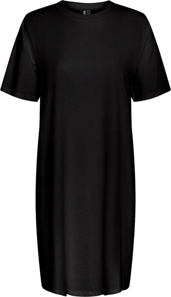 Pieces Ria Kurzarmkleid Schwarz S Frau Schwarz S
