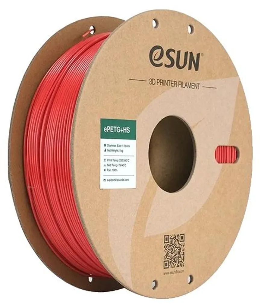 Filament imprimante 3D rouge pour prototypes rapides et pièces nettes