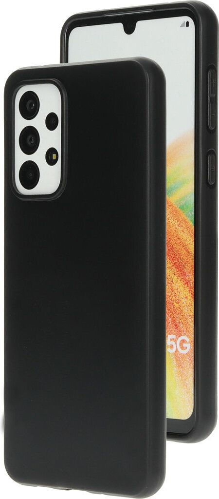 Mobiparts Classic Samsung Galaxy A33 Hülle Flexibles TPU Backcover - Matt Black