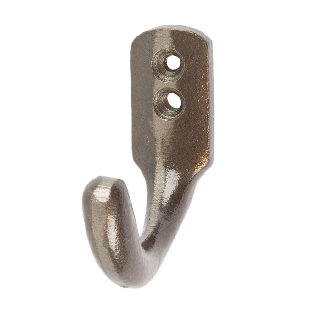 Einzelne Mantelhaken Gusseisen Antike Vintage Stil Haken 20mm x 55mm RAW