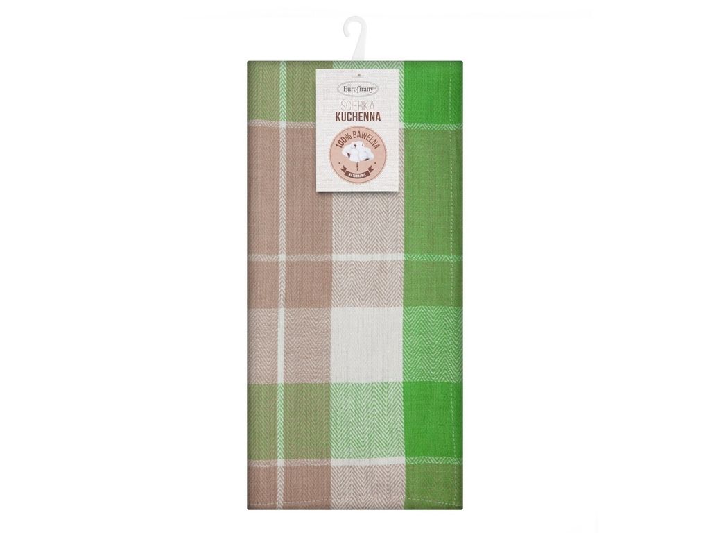 EUROFIRANY | Küchentucher 2er Set - 50 x 70 cm - grüne Geschirrtücher - Baumwolle