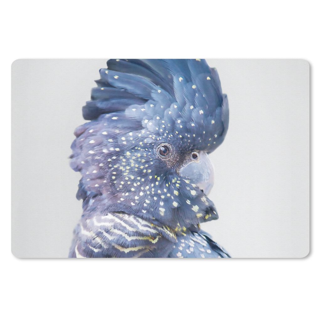 MuchoWow Mauspad Mousepad Kakadu - Blau - Tiere - Natur 27x18 cm - Mousepads - Maus Mat - Pad - Mausunterlage - Büroartikel - Desk Matten