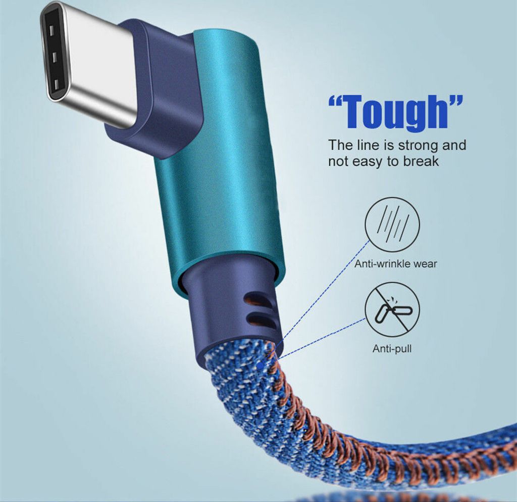 Universal USB Datenübermittlung des Fensters Linie Schnelles Aufladen Micro Type-C 8 Pin für Mobiltelefon 1M