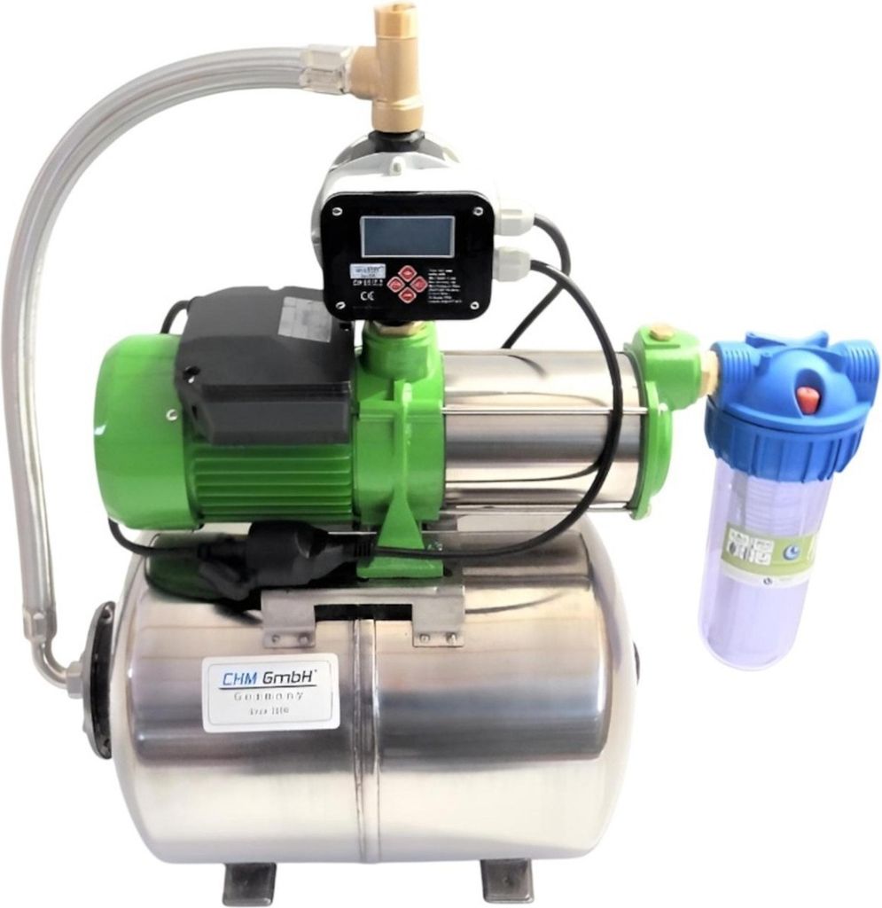 CHM GmbH Hauswasserwerk 50 L Edelstahl 1,5 Kw 8,5 Bar 8400 Produktbild 