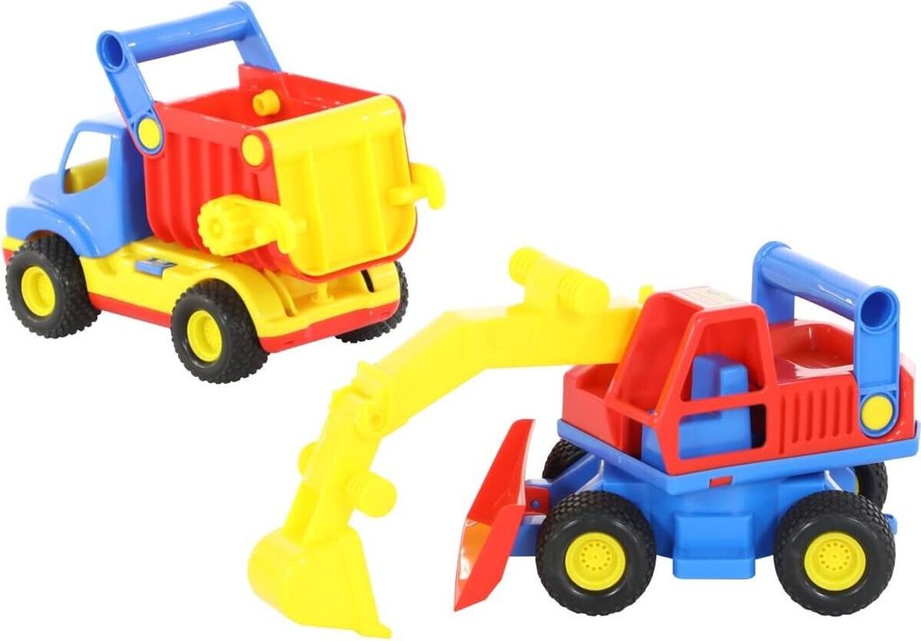 Polesie Auto ConsTruck sklápěčka + bager Obrázok produktu 4