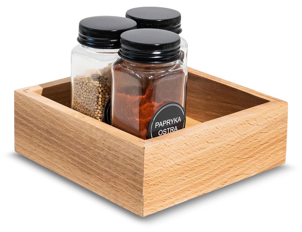 Caja de almacenamiento de madera Creative Deco, 15 x 15 x 5 Imagen del producto 