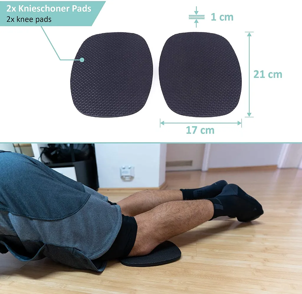 PULLUP & DIP Ab Roller avec poignées ergonomiques et tapis de genoux - 5