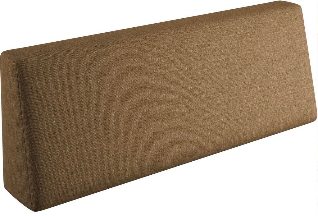 sunnypillow Palettenkissen mit abnehmbarem Bezug Rückenkissen 120x40x20/10cm Braun