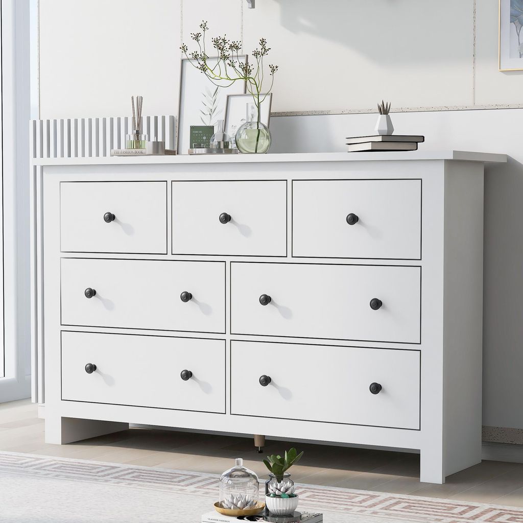 STILVORA Moderner Beistellschrank Sideboard im Landhausstil Produktbild 
