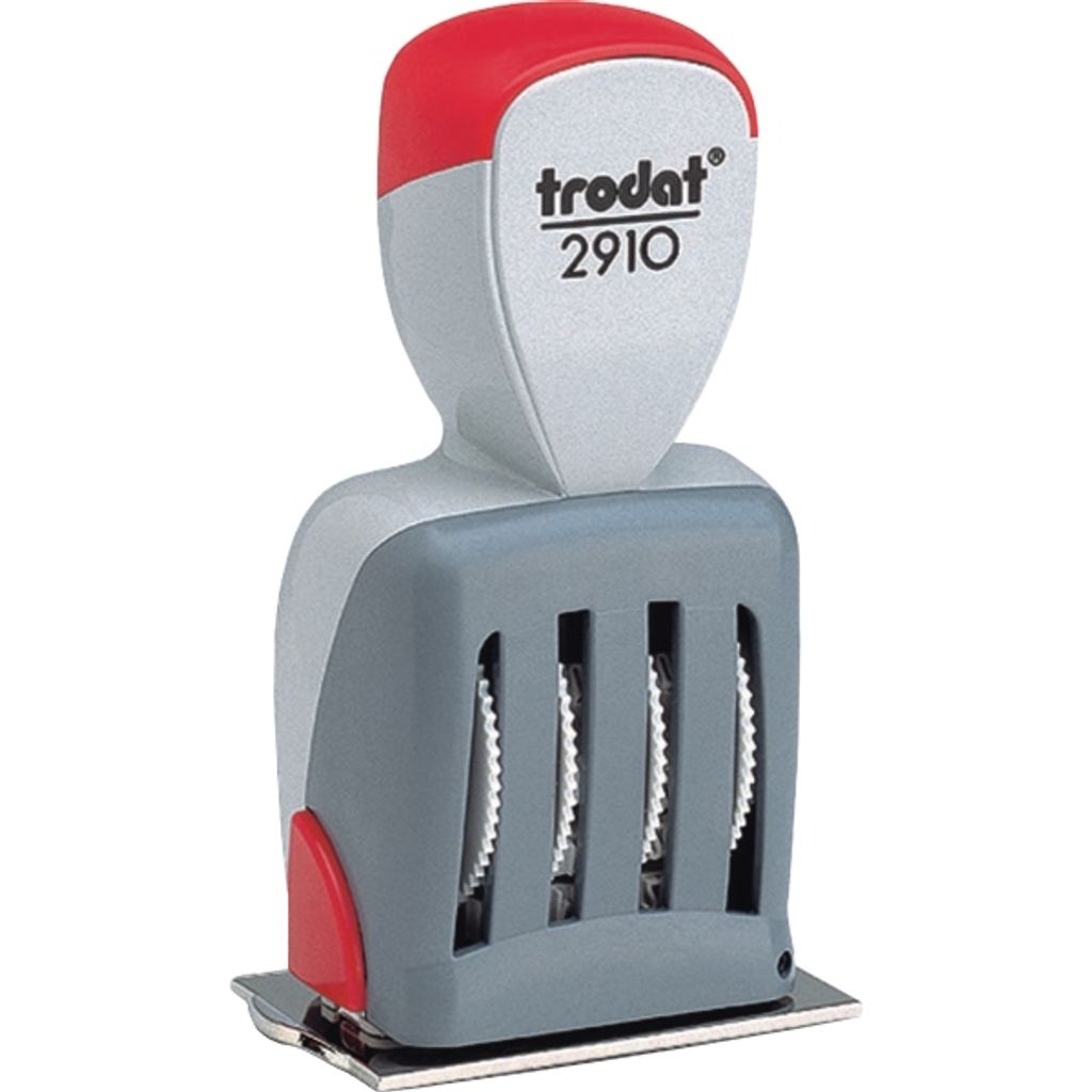 Datumstempel mit Textplatte Gebucht 2910/B10