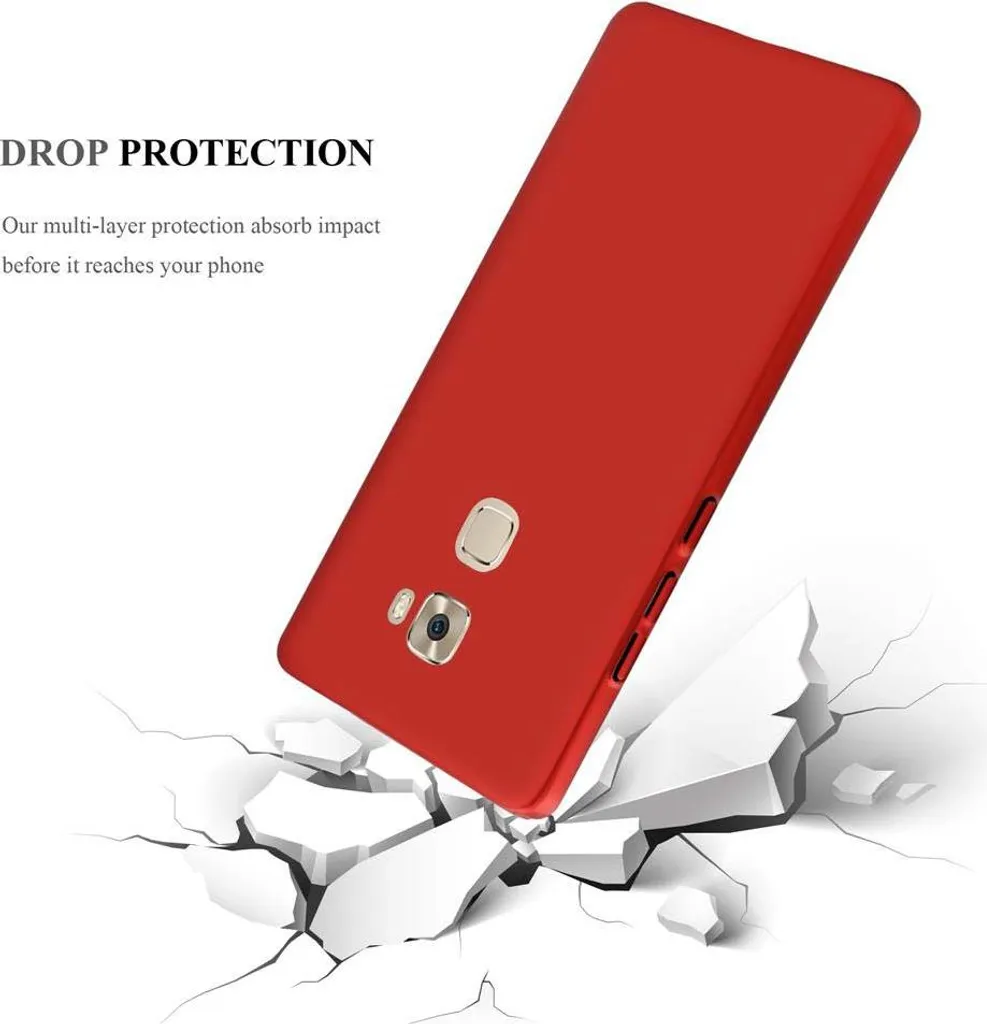 Custodia Rossa Huawei MATE S: Recensione e Cover Cadorabo Rigida - 6