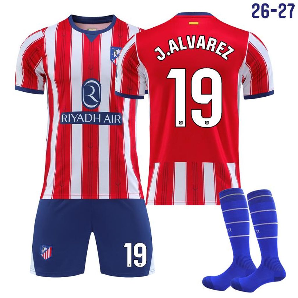 #19 J.ALVAREZ Atletico Madrid home game,26-27 football Produktbild 
