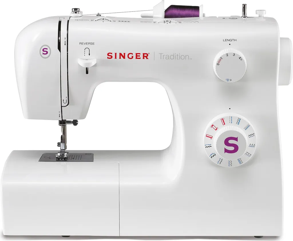 Singer Tradition 2263 Machine à coudre 23 points Blanc - Haute précision