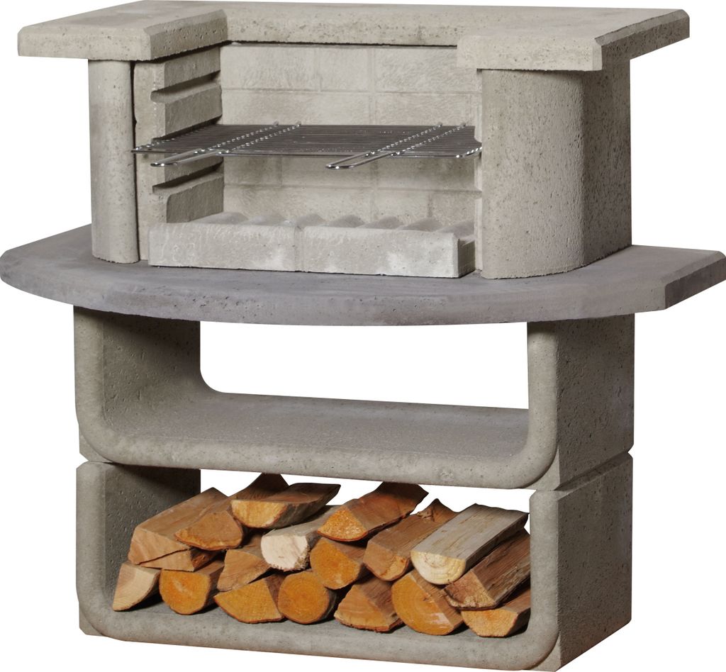 Buschbeck Grillbar Kingston, grau-anthrazit, L65 x B110 x Produktbild