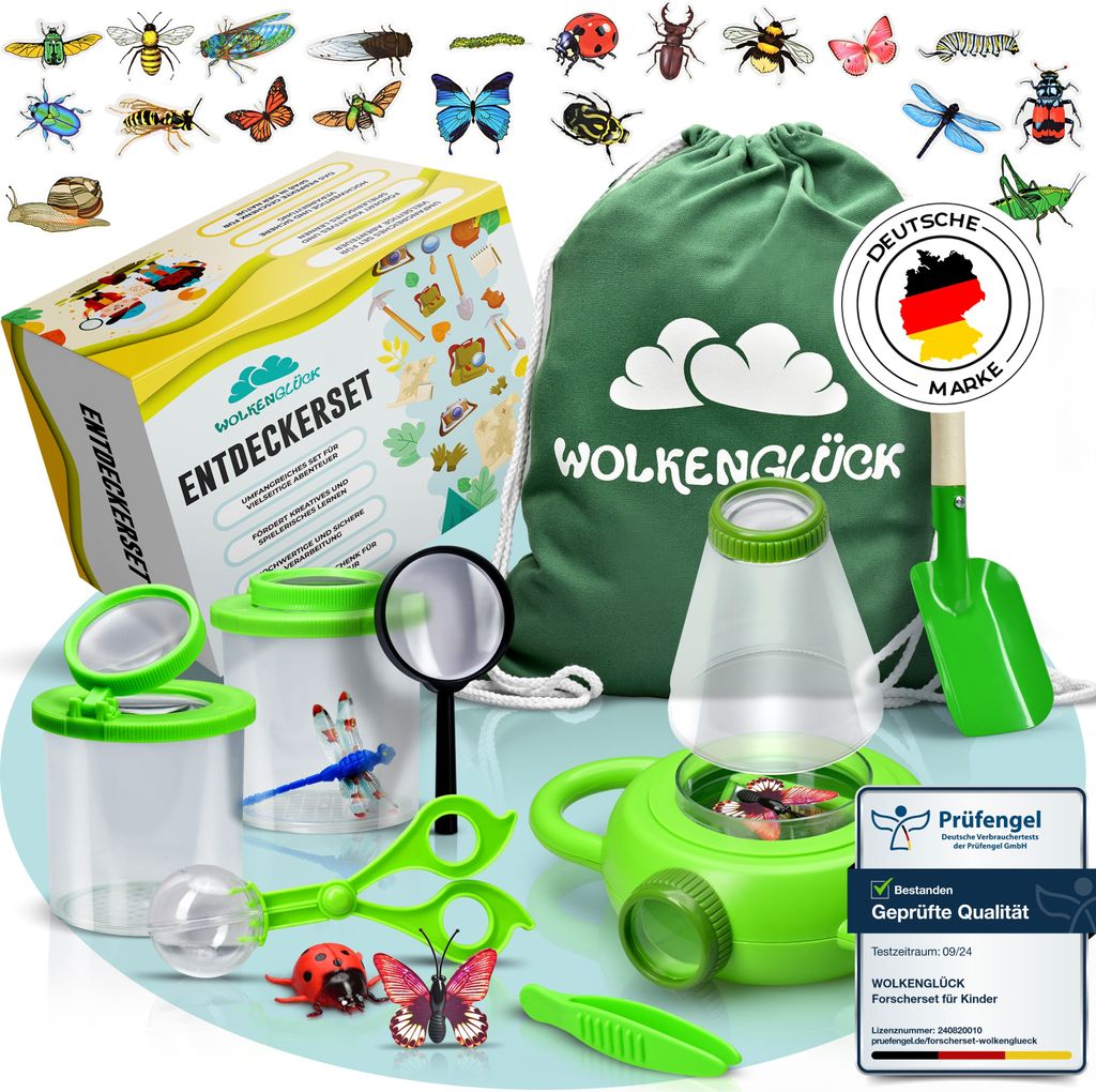 WOLKENGLÜCK® Forscherset für Kinder [ab 3 Jahre] - großes Produktbild 
