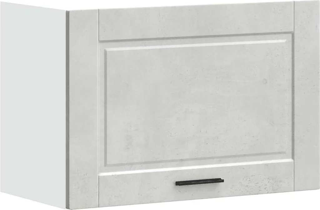 Parete Cucina Porto Cemento Grigio - Mobile in Legno Resistente