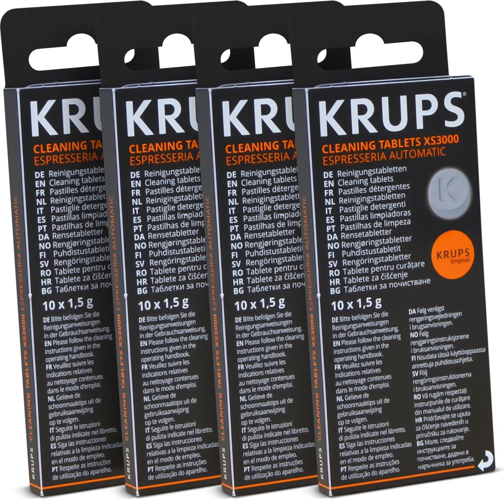 Krups XS300010 Reinigungstabletten Tabletten Set 4x10 Stk Produktbild 