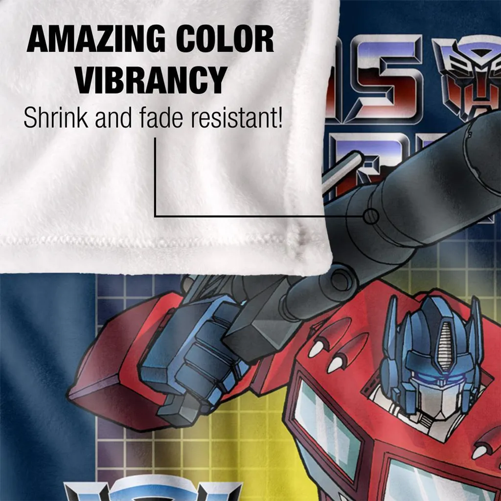 Plaid Transformers TV19187 Couverture Douce Enfant en Taille Unique