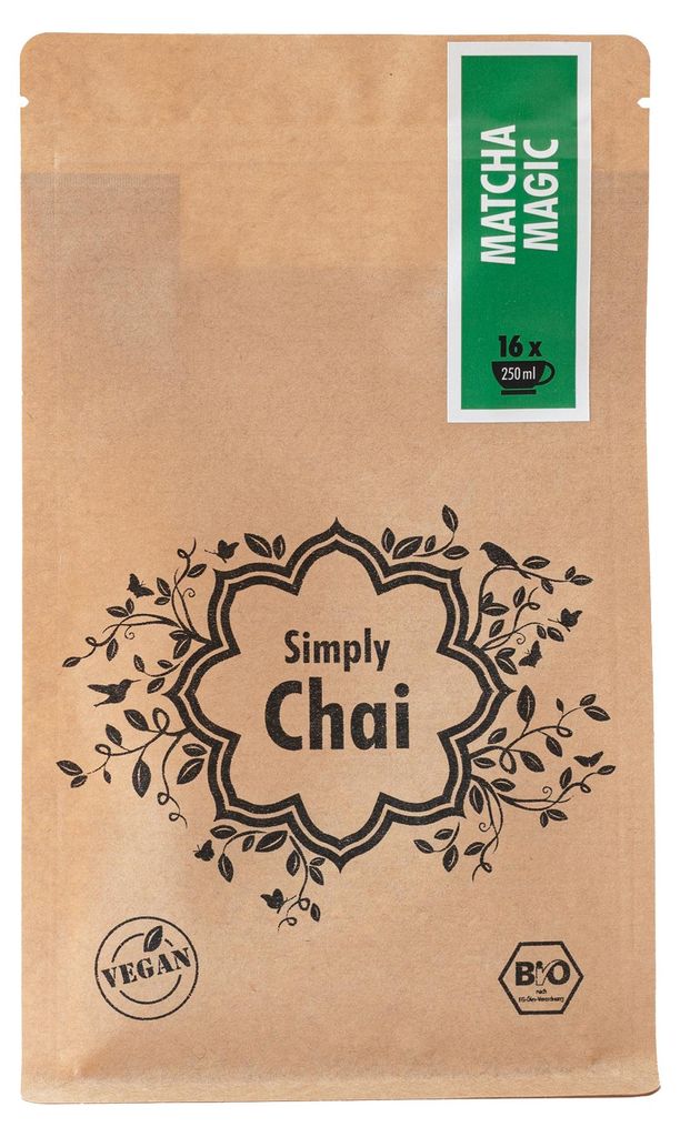 Simply Chai Bio & Vegan Matcha Magic 250g Beutel