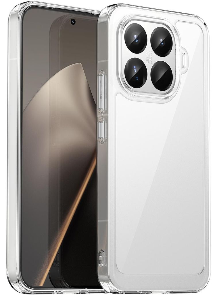 Hülle für Xiaomi 15T Pro, Klar Rückseite Stoßfeste TPU Silikon Bumper Schutzhülle Transparent