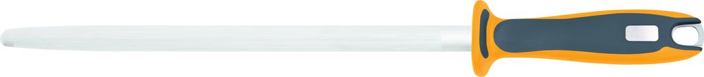 Giesser Messer Abziehstahl Wetzstahl Messerschärfer Form oval - 31 cm Gelb