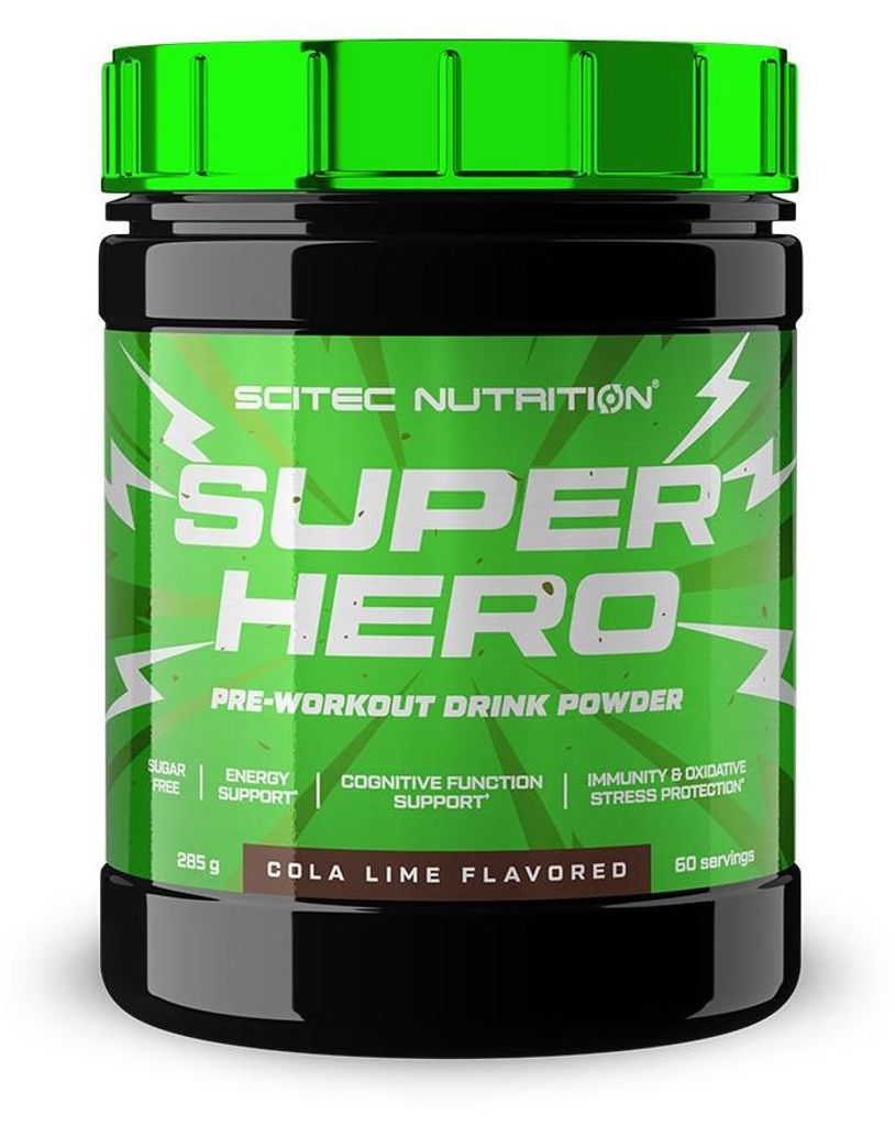 PreWorkout - Scitec Nutrition - Superhero (285g) - Saveur Image du produit 