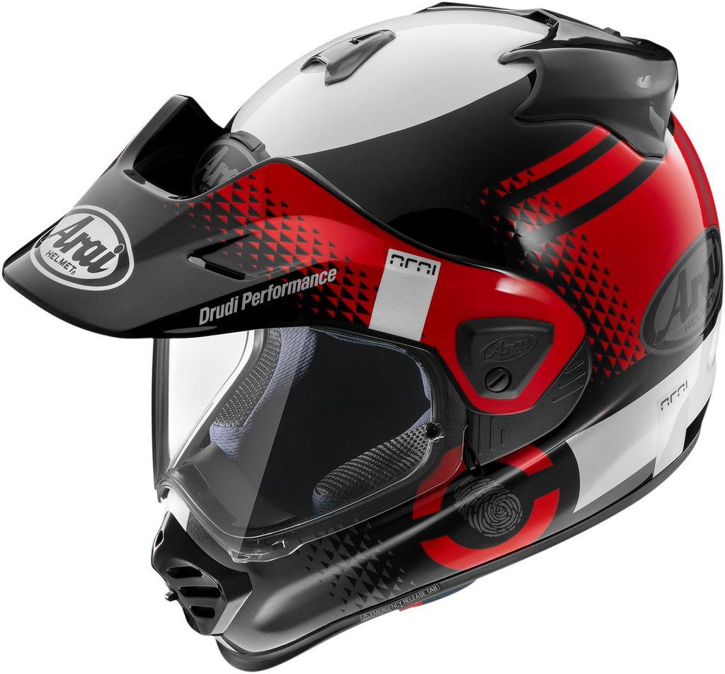 Arai Tour-X5 Print Enduro Helm, rot, L (59/60)
