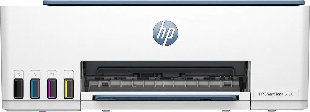 Imprimante sans cartouche HP Smart Tank 5106 débit élevé et coût réduit