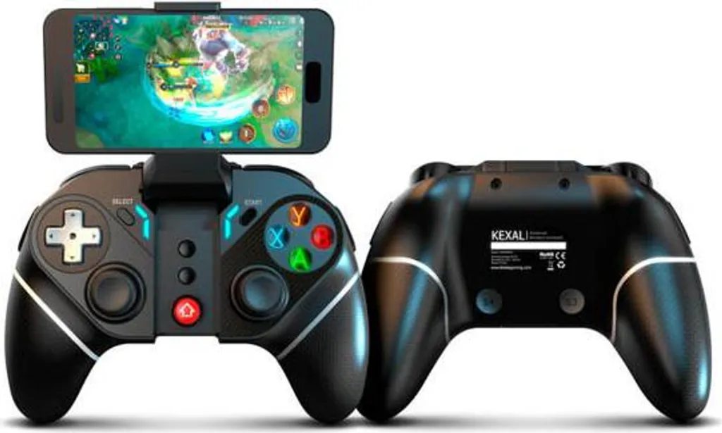 Krom Kexal Manette Smartphone Ergonomique avec Support Extensible