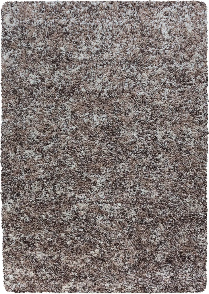 Tapis Shaggy à Poils Longs Carpetsale24 Uni Mélangé Doux 280x370 cm