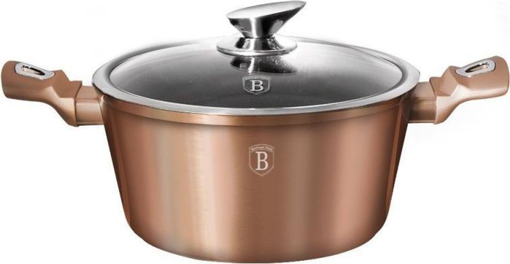 BERLINGER HAUS ROSE GOLD 28 cm GRANITE COOK BH-1516 Immagine del prodotto 